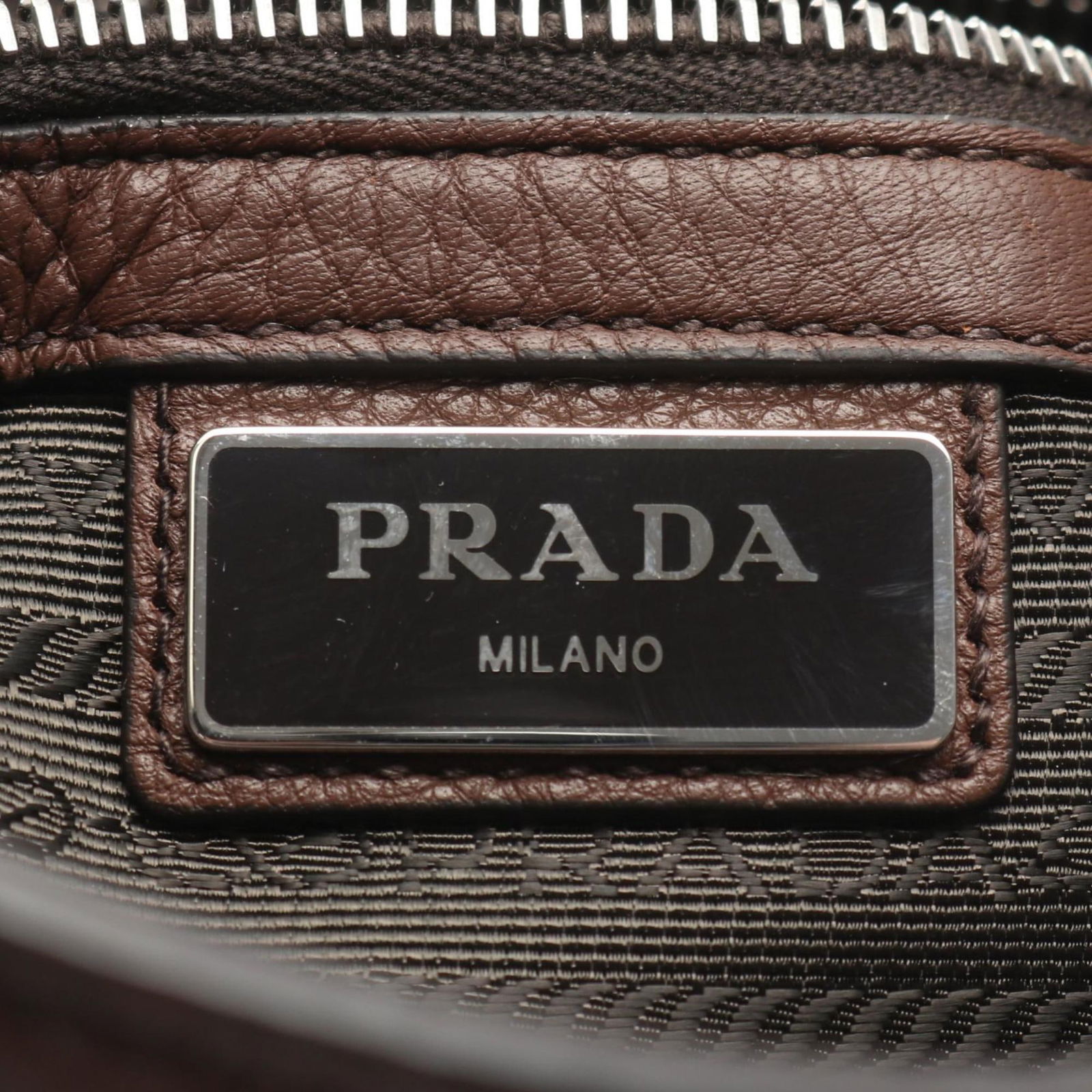 Prada Leather Shoulder Bag - 4