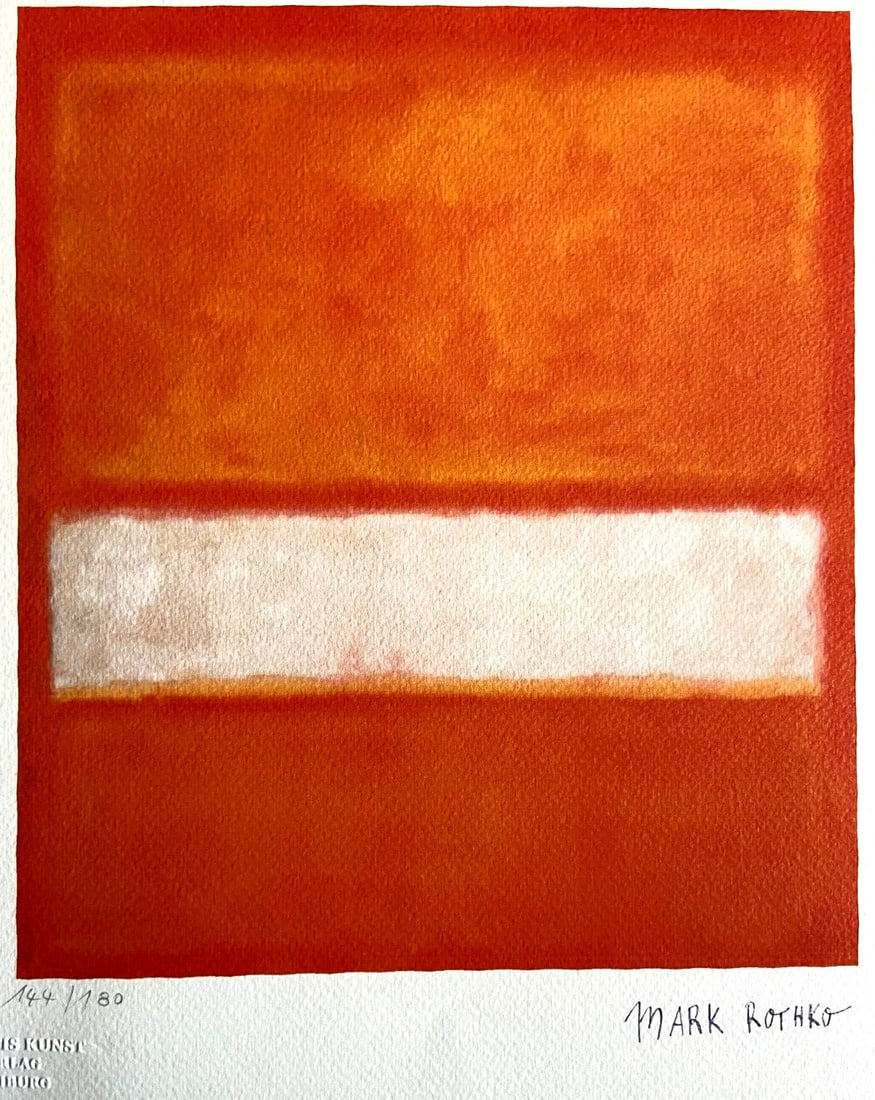 180 Mark Rothko Lithograph Numbered Op - 3