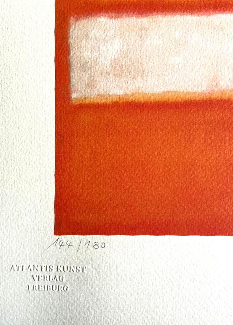180 Mark Rothko Lithograph Numbered Op - 5