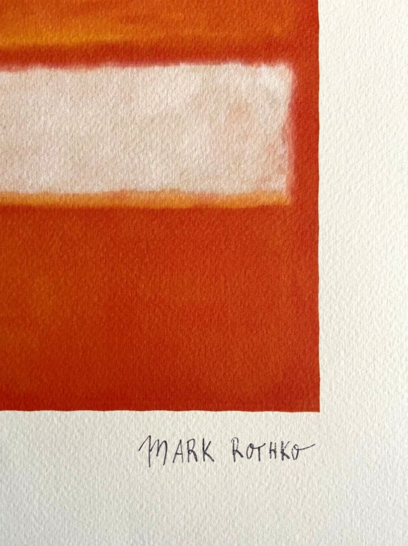 180 Mark Rothko Lithograph Numbered Op - 6