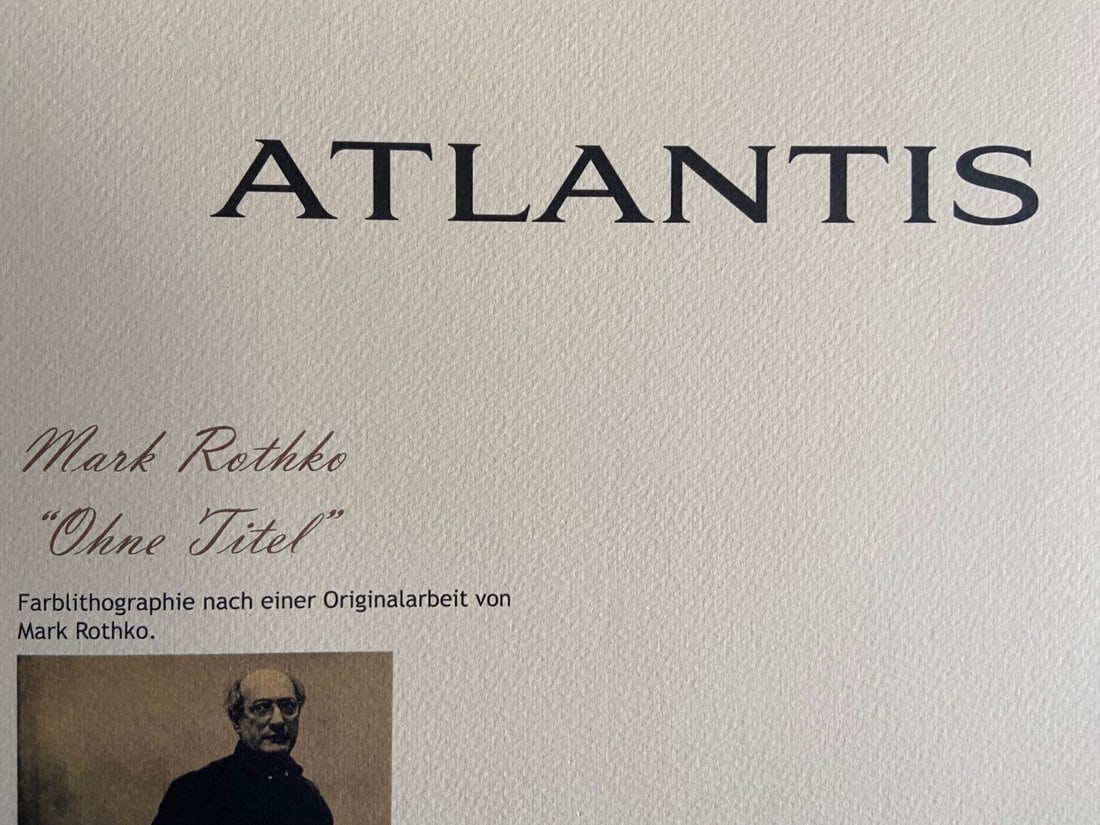 180 Mark Rothko Lithograph Numbered Op - 8