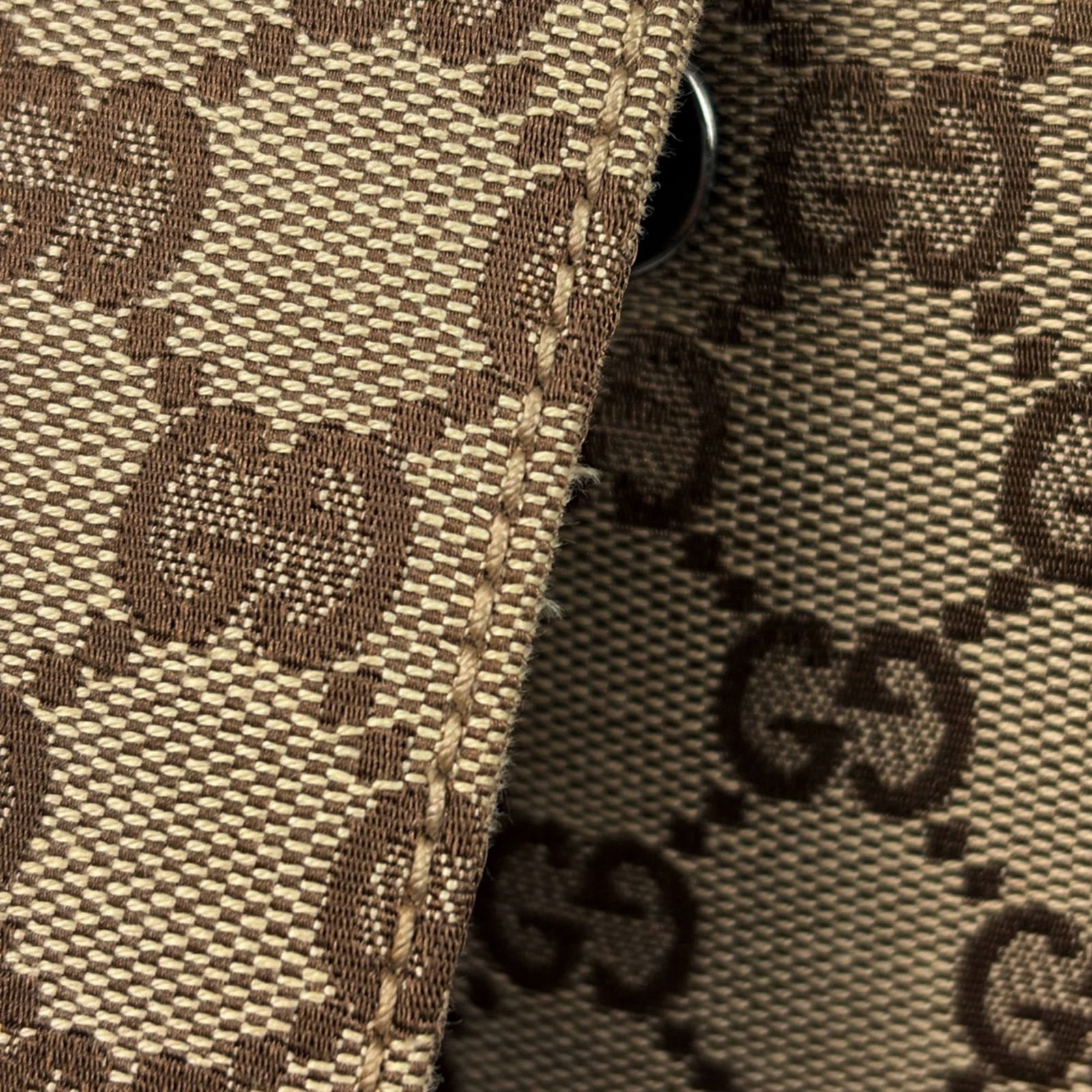 Gucci Canvas and Leather Backpack - 5