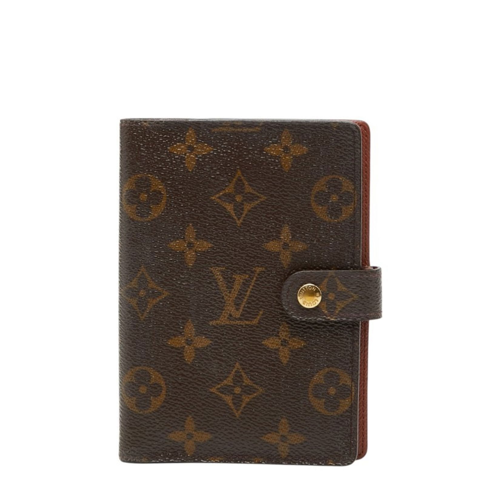 Louis Vuitton Monogram Brown Leather Women's PM Agenda Notebook Cover: Louis Vuitton Monogram Brown Leather Women's PM Agenda Notebook Cover Elevate your daily essentials with the iconic Louis Vuitton Monogram Brown Leather Women's PM Agenda Notebook Cover. This stylish