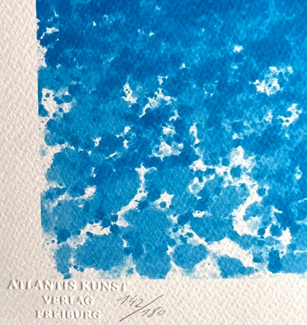 David Hockney Lithograph # Stamp - 5