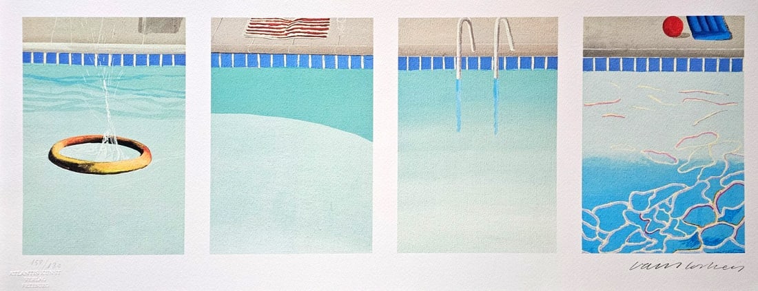 Lithograph David Hockney - 2