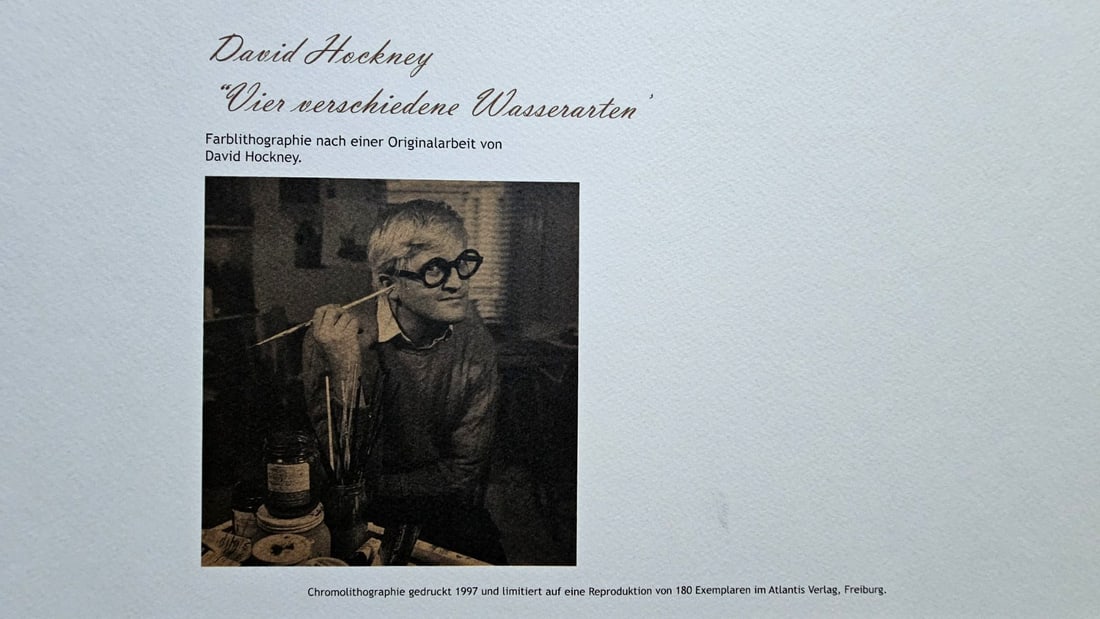 Lithograph David Hockney - 9