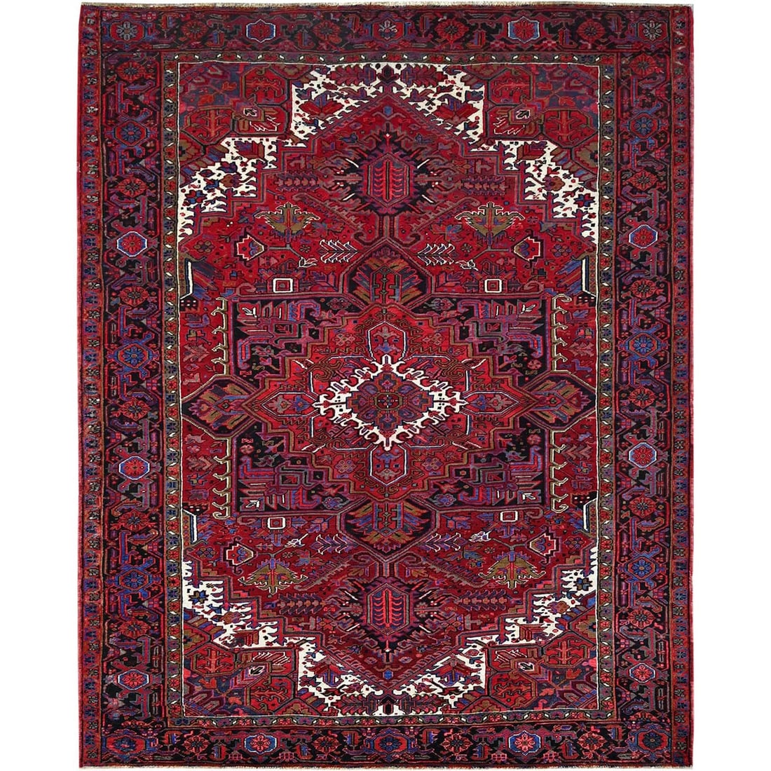 Rug 8'4"x11' Barn Red Clean Mint Condition Tribal Weaving Vintage Oriental: Rug 8'4"x11' Barn Red Clean Mint Condition Tribal Weaving Vintage Oriental Experience the rich history and cultural heritage of Afghanistan with this stunning, 1960s vintage rug, expertly