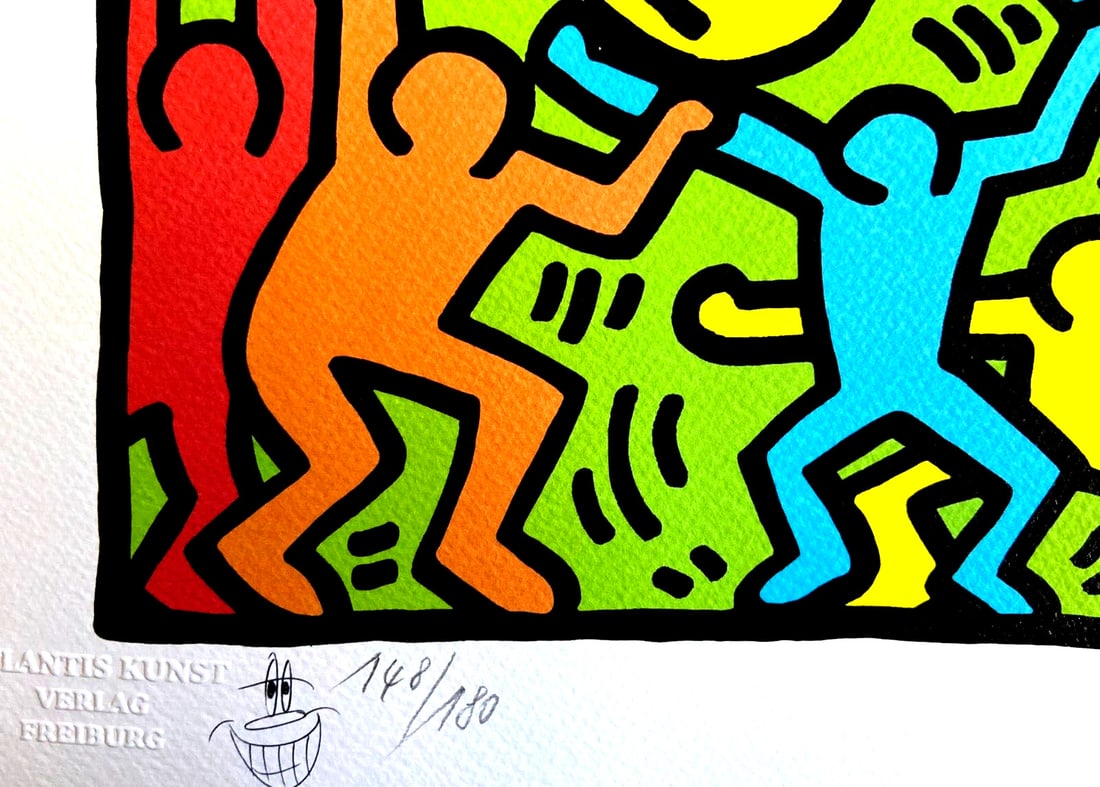 Numbered Keith Haring Lithograph 'Andy Mouse' - 5