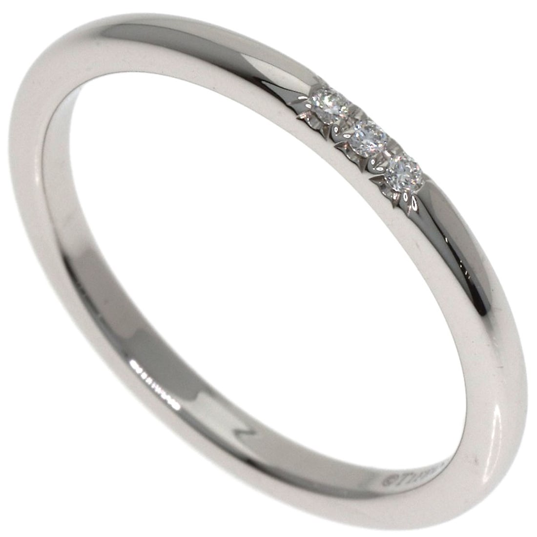 Tiffany & Co. Forever 3P Diamond Ring in Platinum (PT950): Tiffany & Co. Forever 3P Diamond Ring in Platinum (PT950) Experience timeless elegance with the Tiffany & Co. Forever 3P Diamond Ring in Platinum, a masterful blend of classic design and exceptional