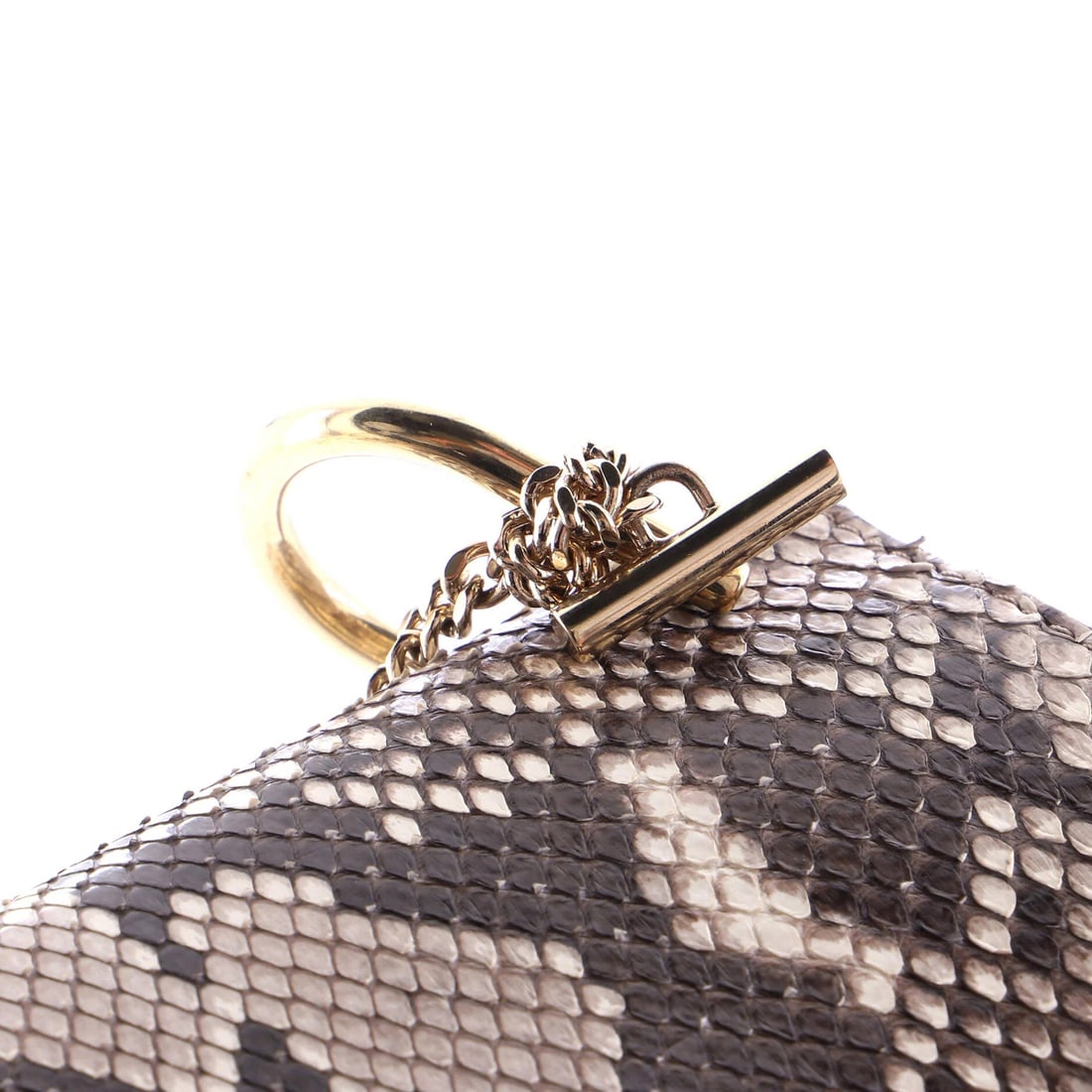 Chloe Drew Small Python Suede Crossbody Bag - 8