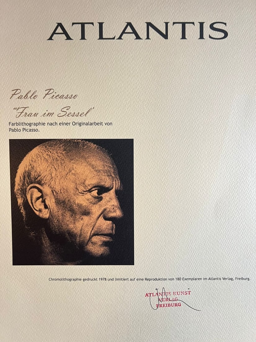 Numbered Pablo Picasso Lithograph - 7