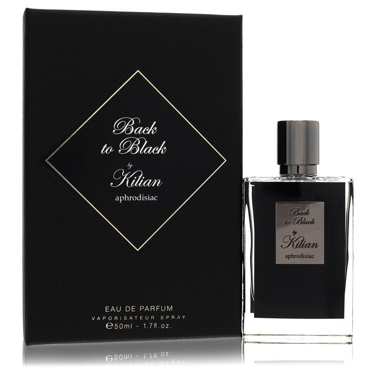 Kilian Eau De Parfum Spray - Back to Black Aphrodisiac Perfume: Kilian Eau De Parfum Spray - Back to Black Aphrodisiac Perfume Indulge in the seductive allure of Kilian's Back to Black Aphrodisiac, a rich and alluring eau de parfum that exudes mystery and