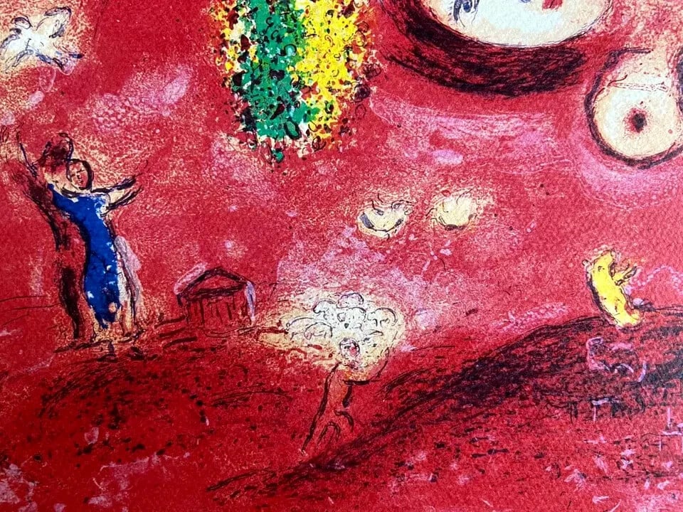 Marc Chagall Lithograph #numbered stamp - 6