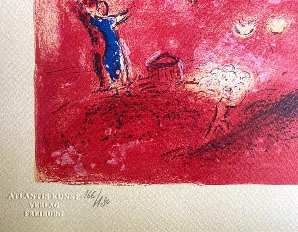 Marc Chagall Lithograph #numbered stamp - 7