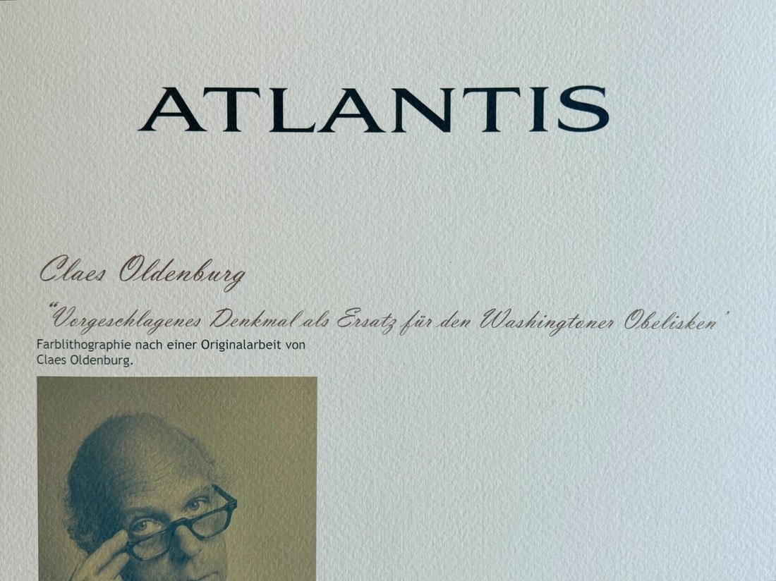 # Claes Oldenburg Lithograph Numbered - 10