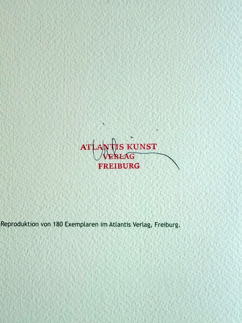 # Claes Oldenburg Lithograph Numbered - 12