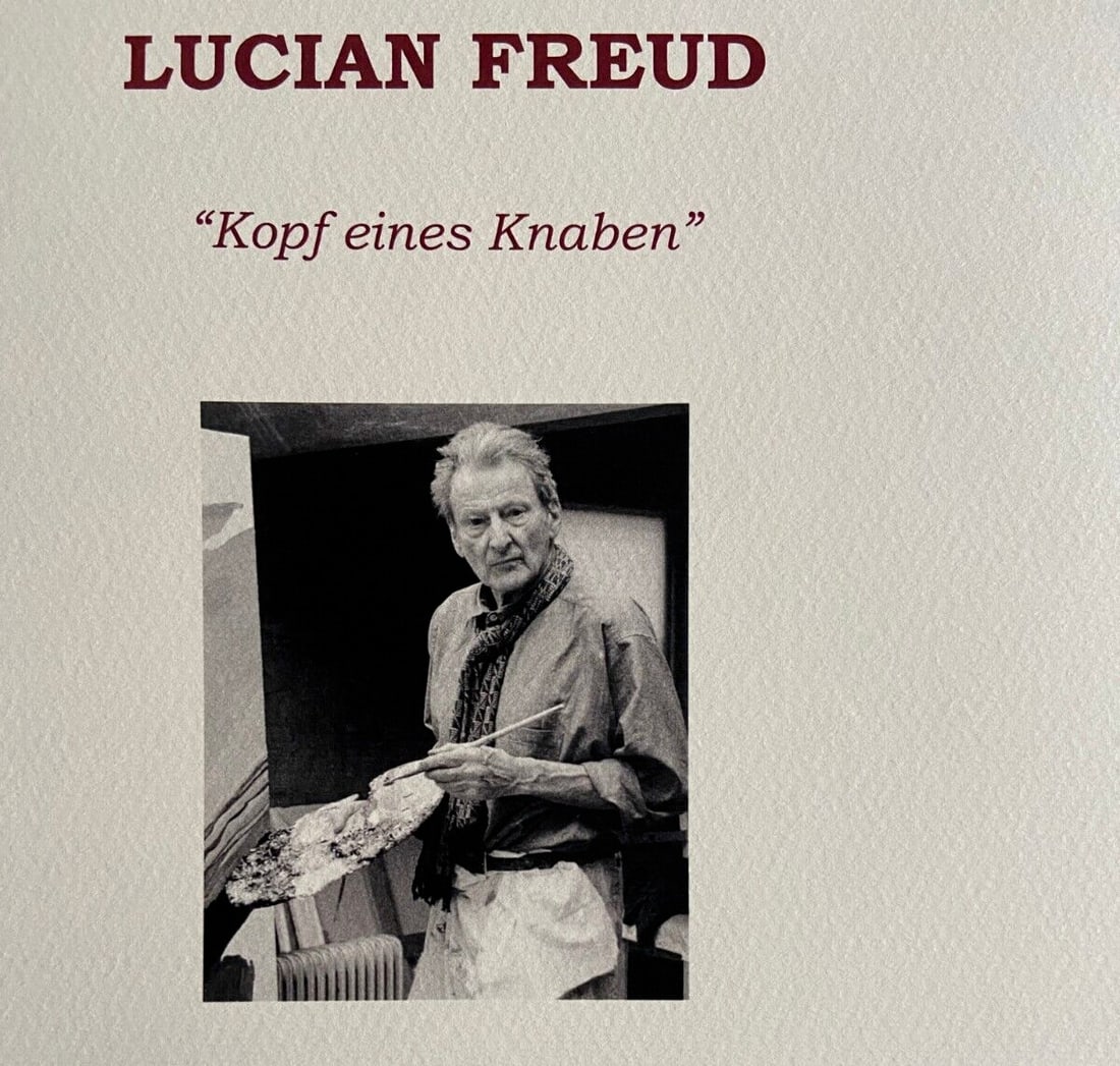 Numbered Lucian Freud Lithograph - 8