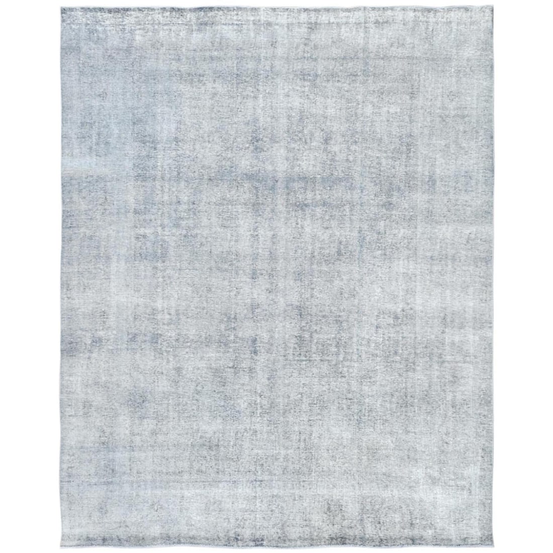 Vintage 9'5"x12'2" Gray Worn Wool Hand-Knotted Zoroastrian Tebraz Rug: Vintage 9'5"x12'2" Gray Worn Wool Hand-Knotted Zoroastrian Tebraz Rug Experience the rich history and cultural heritage of Turkey with this stunning vintage Zoroastrian tebraz rug, expertly