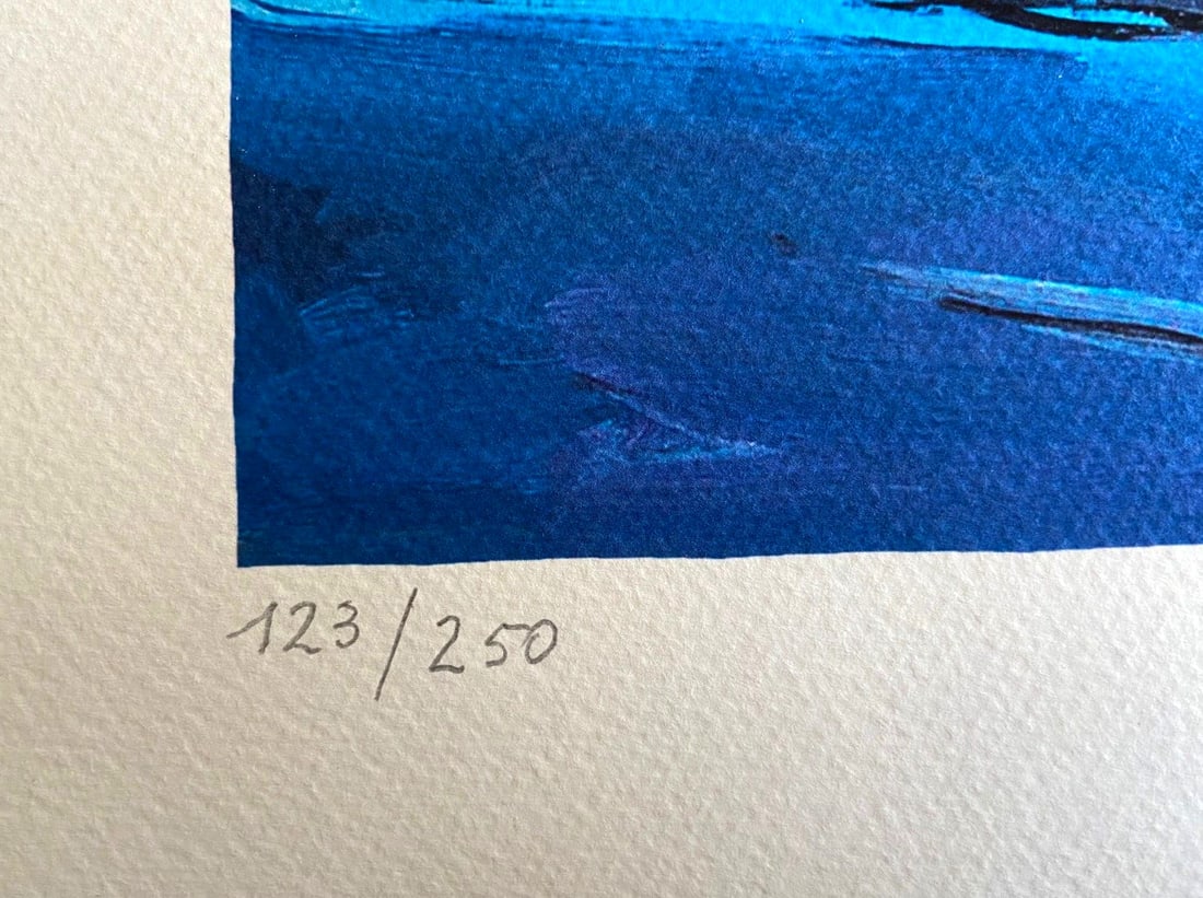 Museum Bob Dylan Lithograph "Route 66" Numbered Art - 8