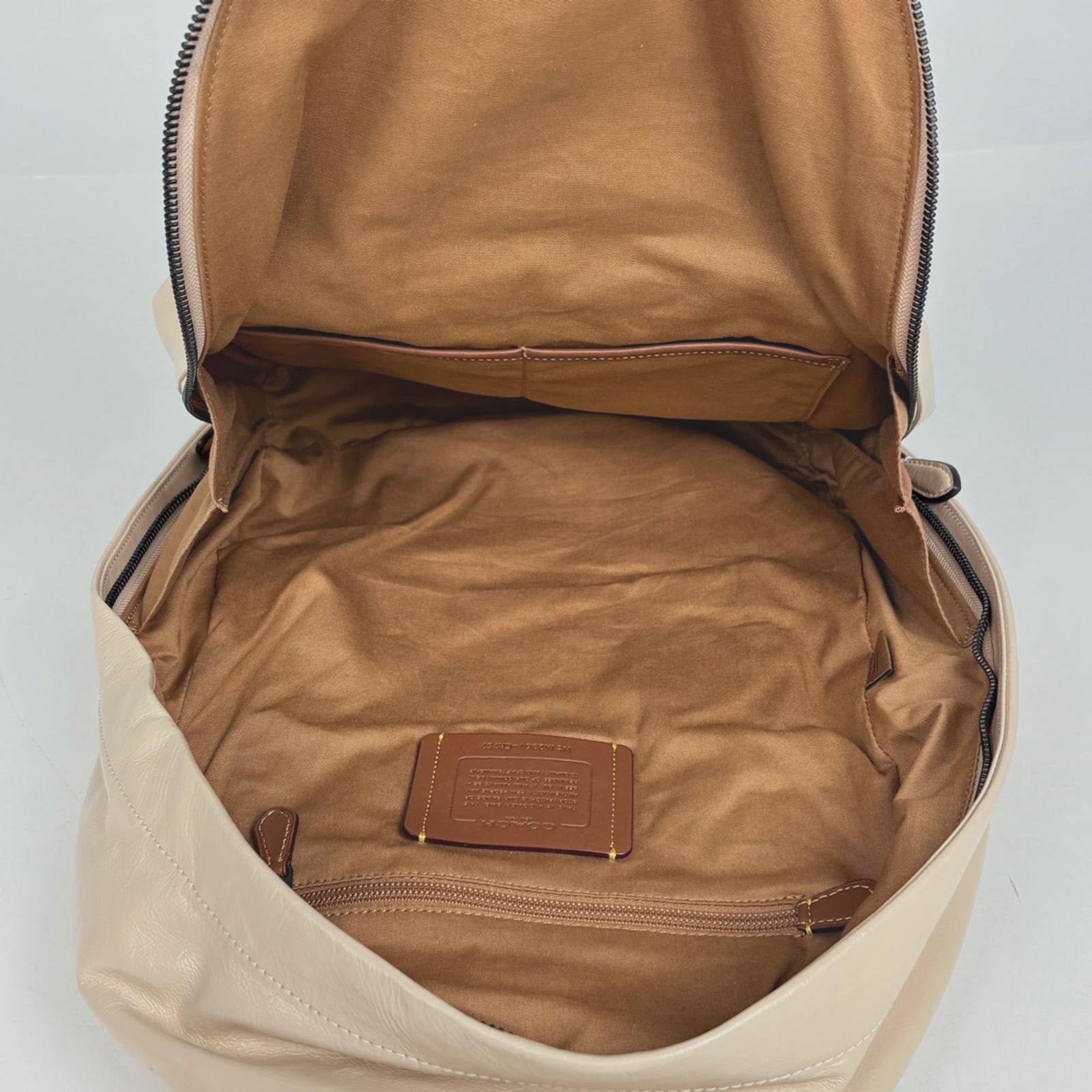 Coach Leather Backpack - 7