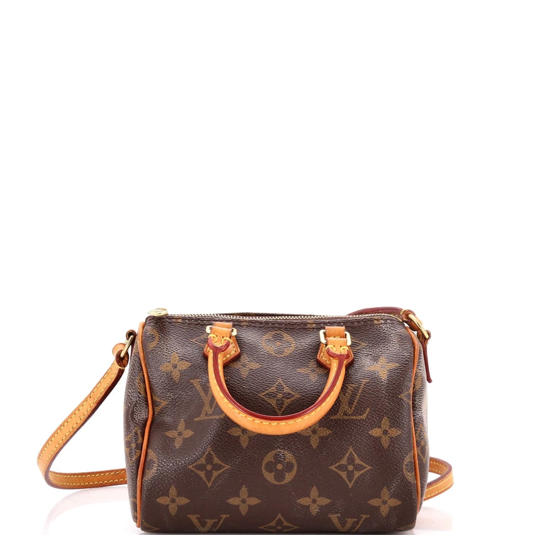 Nano Louis Vuitton Speedy Bandouliere Bag Monogram Canvas: Nano Louis Vuitton Speedy Bandouliere Bag Monogram Canvas A rare opportunity to own a miniature masterpiece, this Louis Vuitton Nano Speedy Bandouliere Bag is a stylish and functional cross-body bag