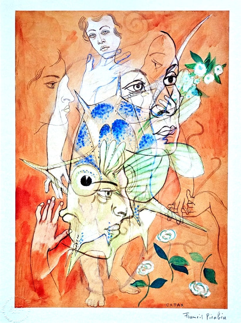 Stamped - Francis Picabia Lithograph Numbered: Stamped - Francis Picabia Lithograph Numbered A rare opportunity to own a piece of modern art history, this 1979 lithograph by Francis Picabia is a stunning example of the artist's unique style.