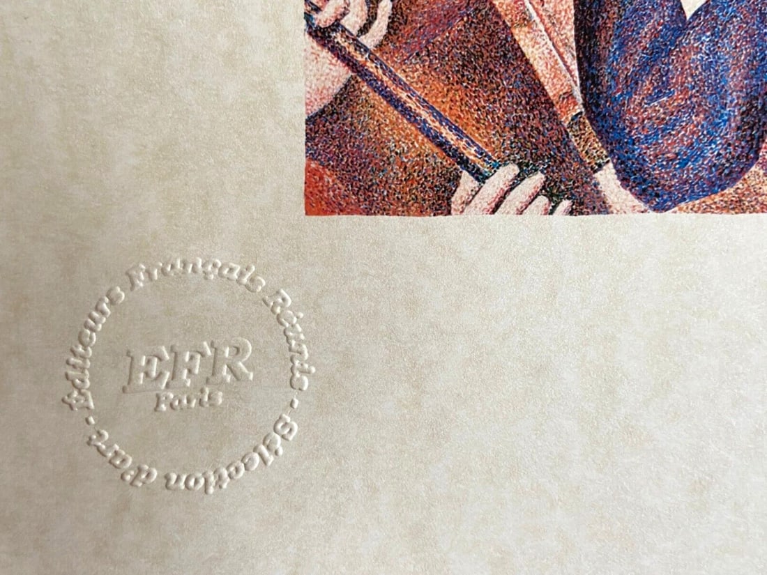 Numbered Georges Seurat Lithograph - 8