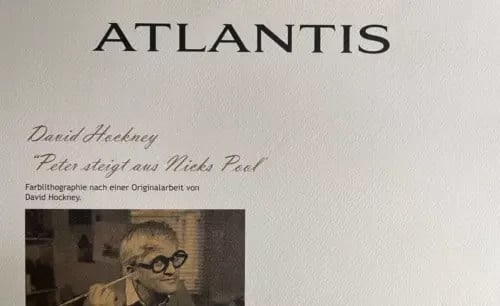 Numbered David Hockney Lithograph - 10