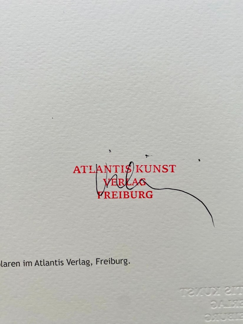 Numbered David Hockney Lithograph - 12