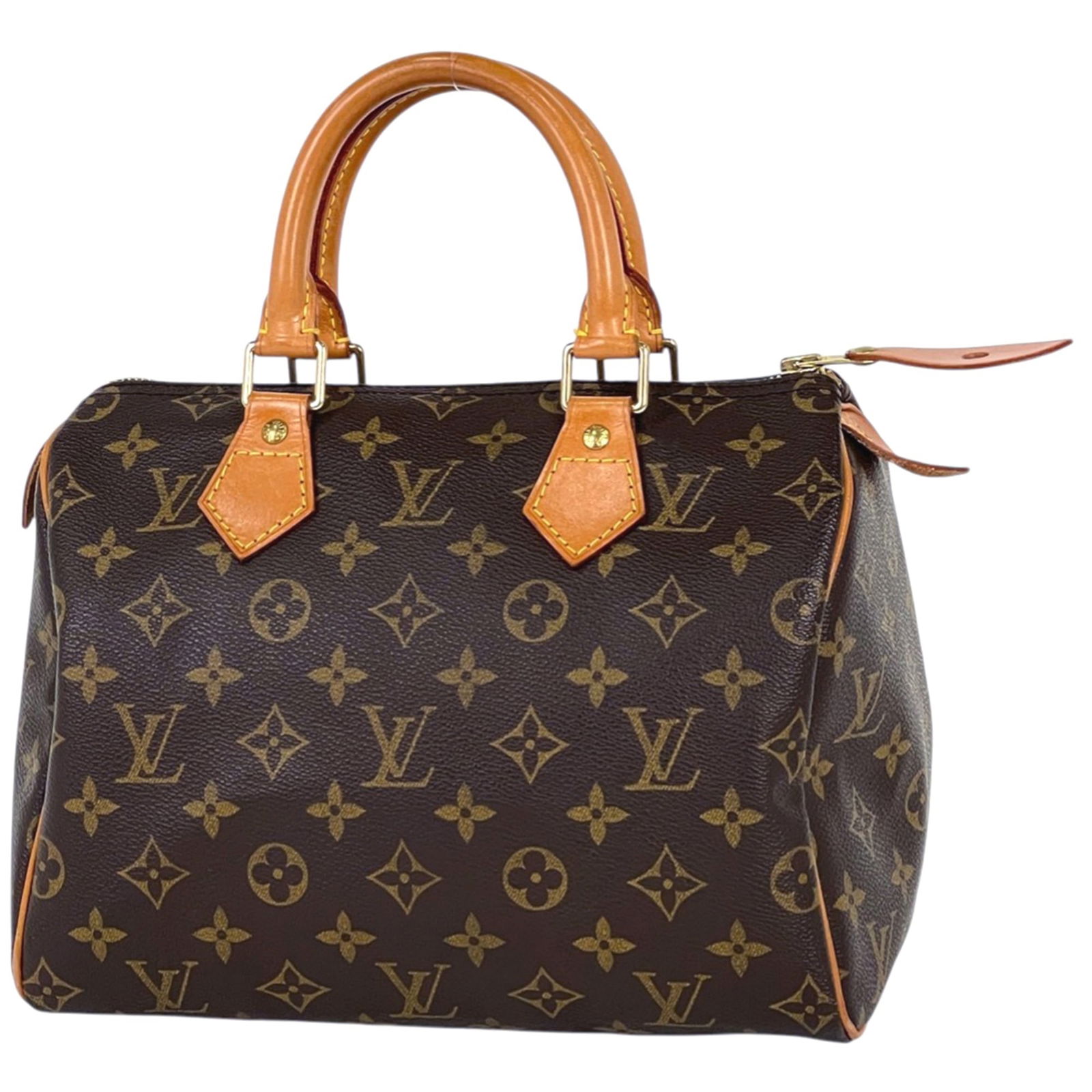Louis Vuitton Monogram Handbag: Louis Vuitton Monogram Handbag A timeless piece of luxury, this Louis Vuitton Monogram handbag boasts the iconic brown monogram pattern and rich, supple leather. With its classic design and spacious i