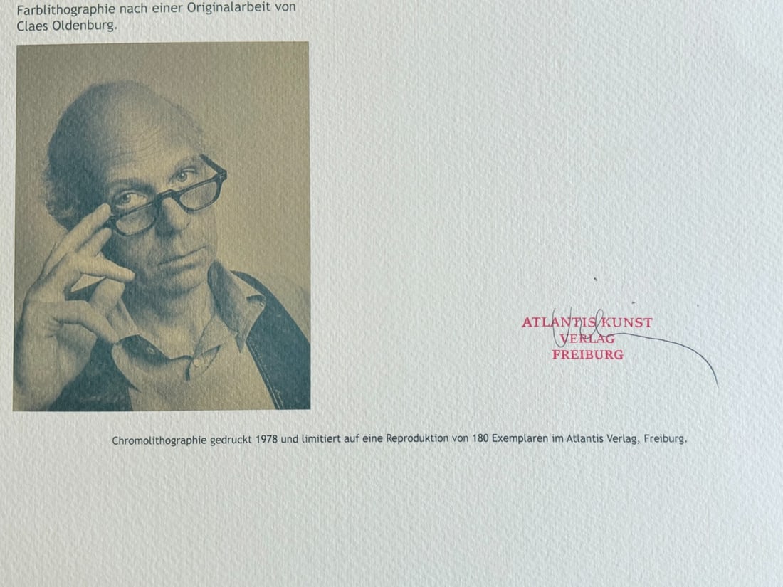 Lithograph Claes Oldenburg - 9