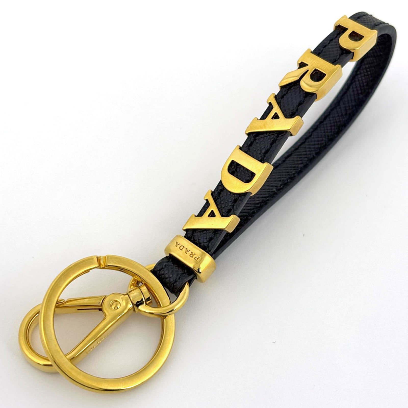 Prada leather keyring - 2