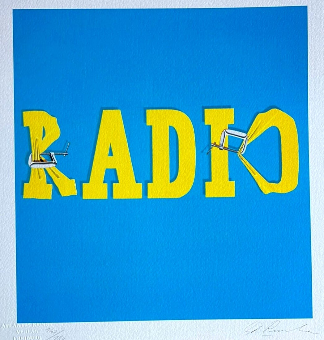 Ed Ruscha Lithograph #Op - 2