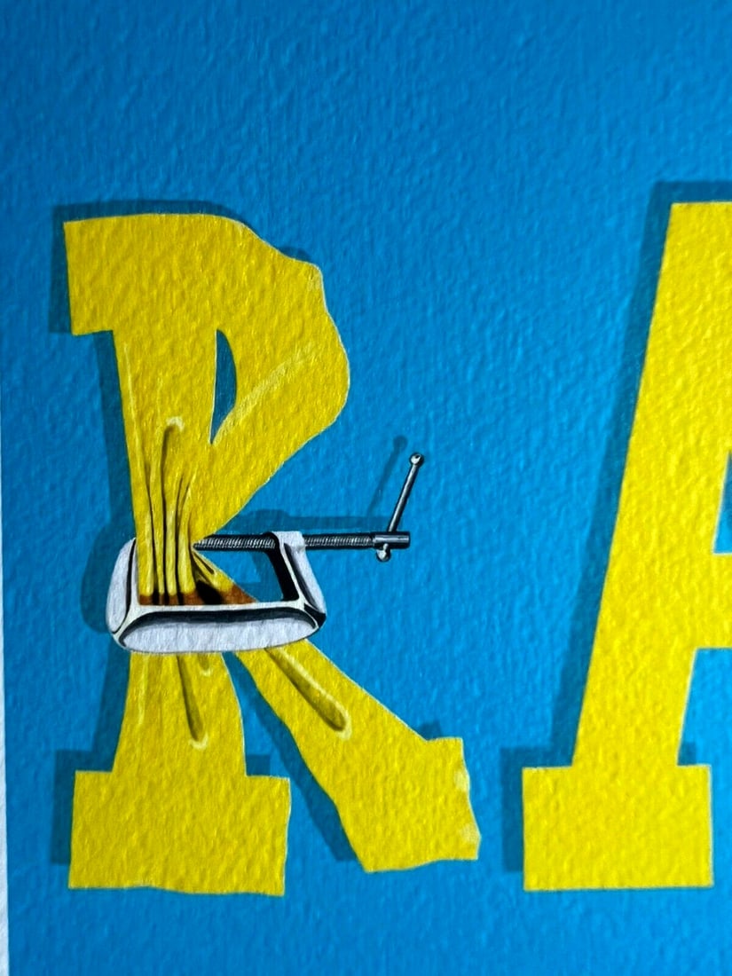 Ed Ruscha Lithograph #Op - 5