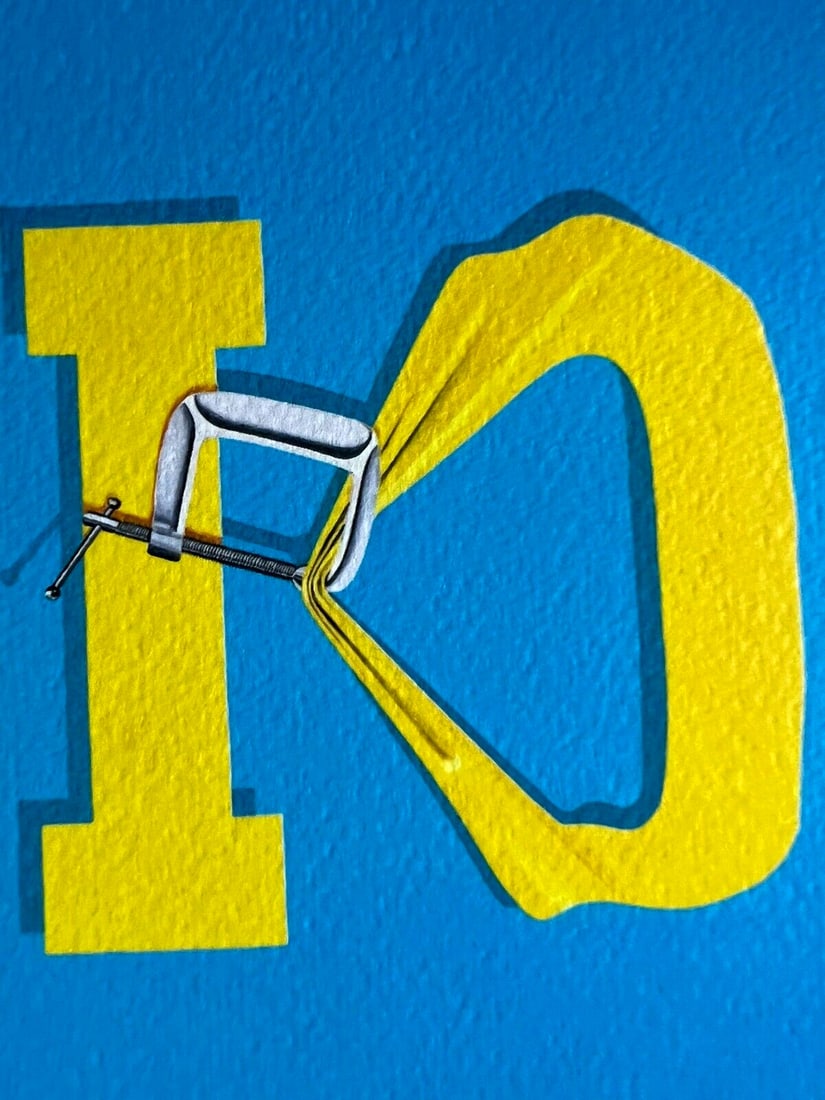 Ed Ruscha Lithograph #Op - 6