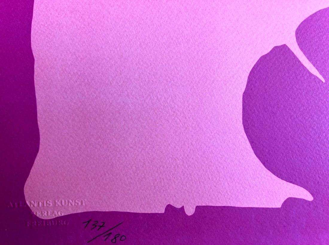 Lithograph Lucio Fontana - 5