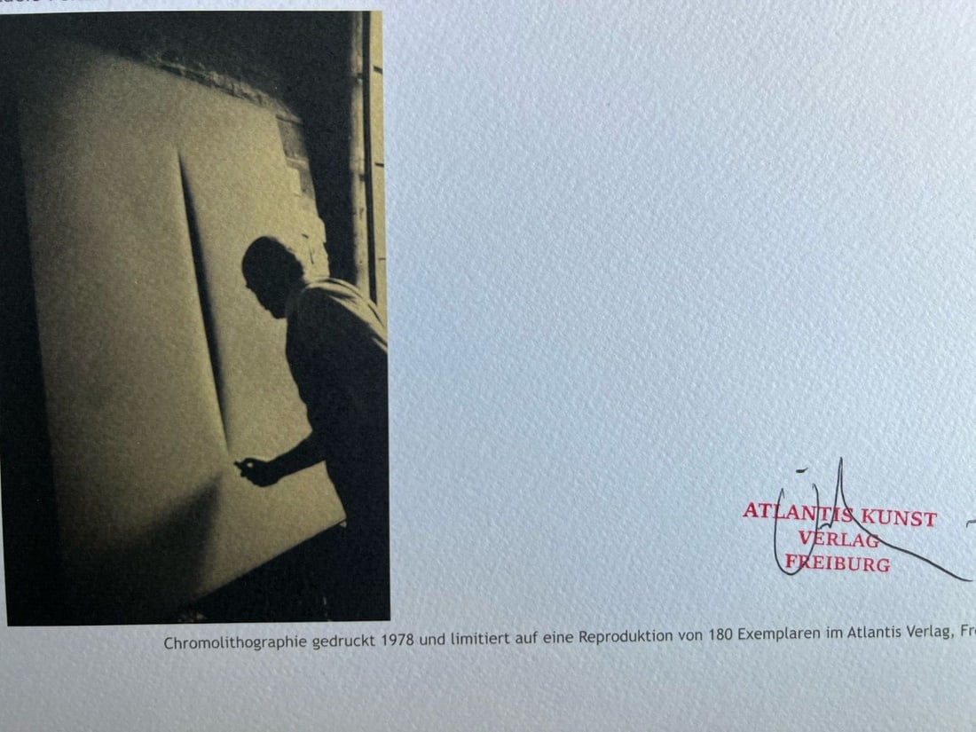 Lithograph Lucio Fontana - 9