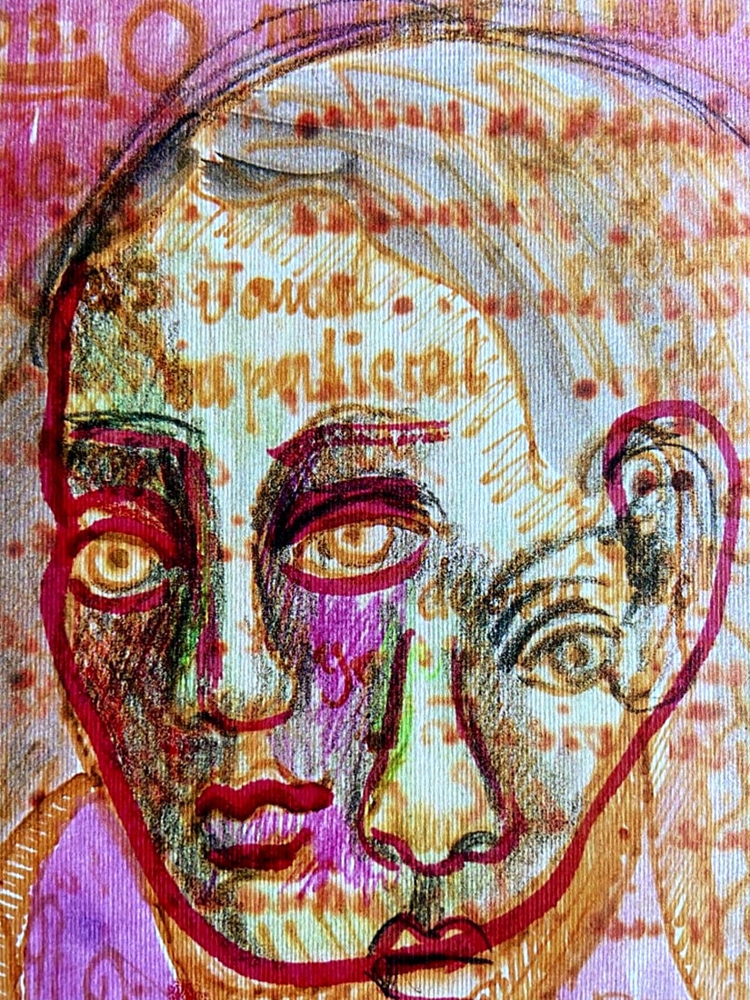 Numbered Frida Kahlo Lithograph - 6