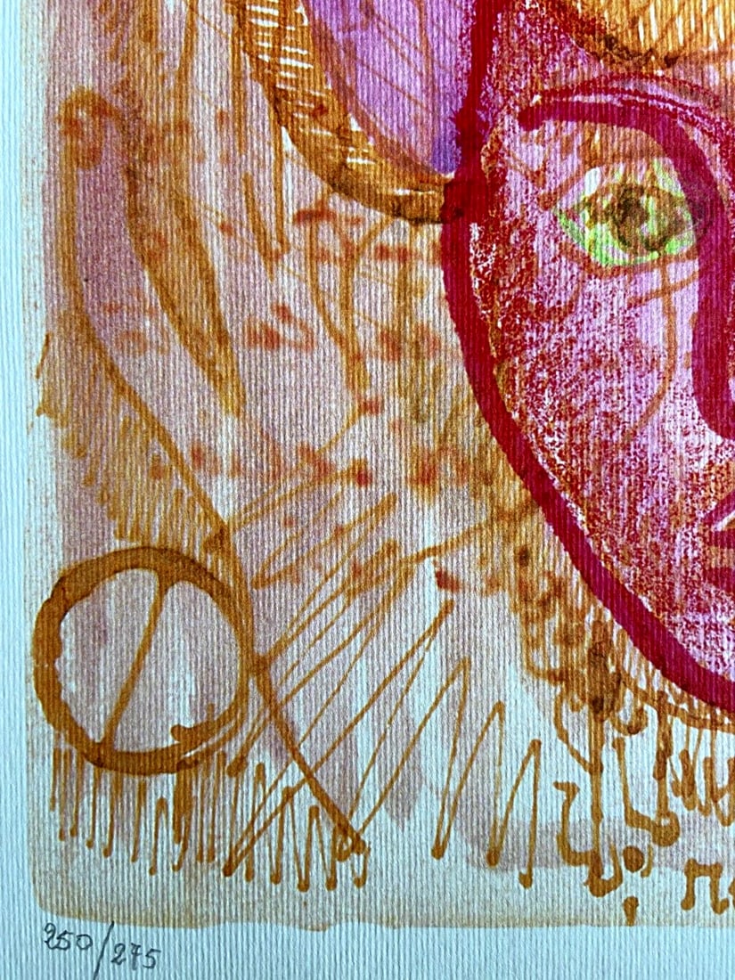 Numbered Frida Kahlo Lithograph - 7