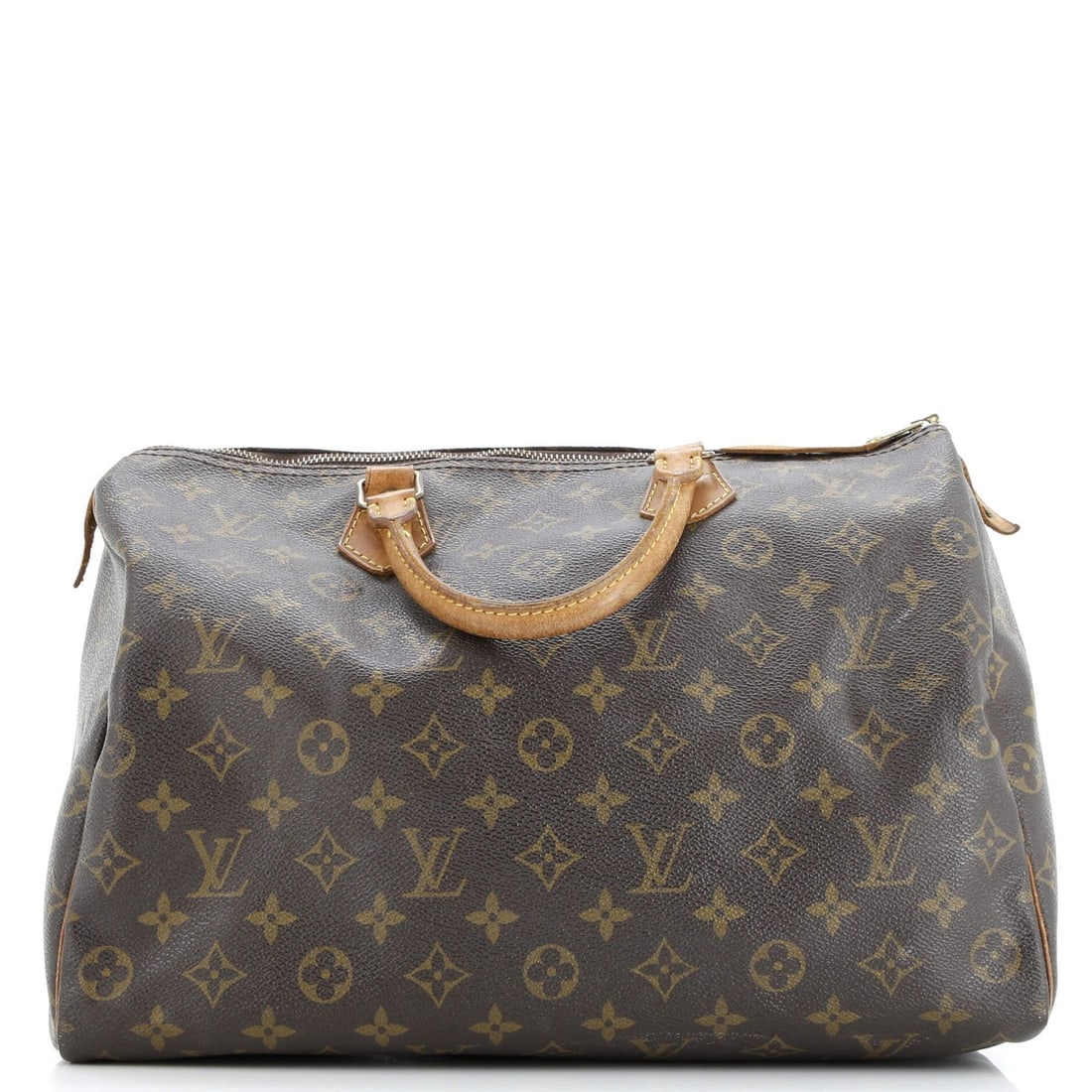 Louis Vuitton Speedy 35 Monogram Canvas Handbag: Louis Vuitton Speedy 35 Monogram Canvas Handbag The Louis Vuitton Speedy 35 Monogram Canvas Handbag is a timeless classic, boasting the iconic monogram pattern and top handle design that has made