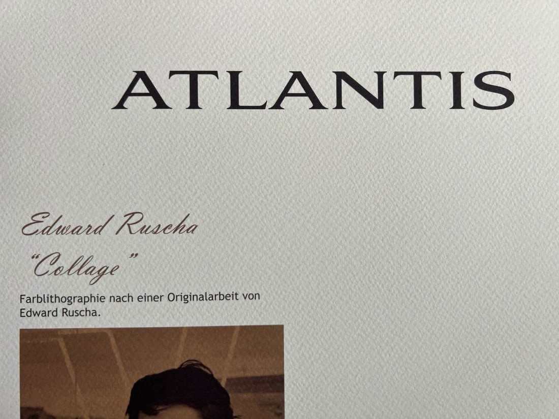 Lithograph Ed Ruscha - 11