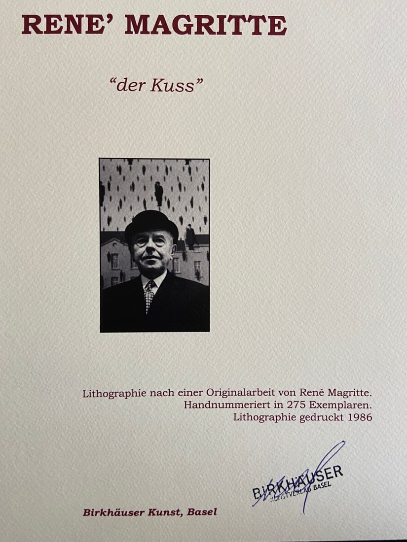 Ren Magritte Lithograph # - 8