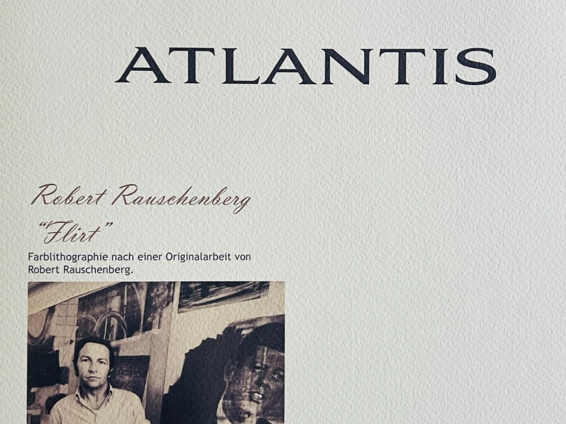 A Robert Rauschenberg Lithograph op Numbered - 10