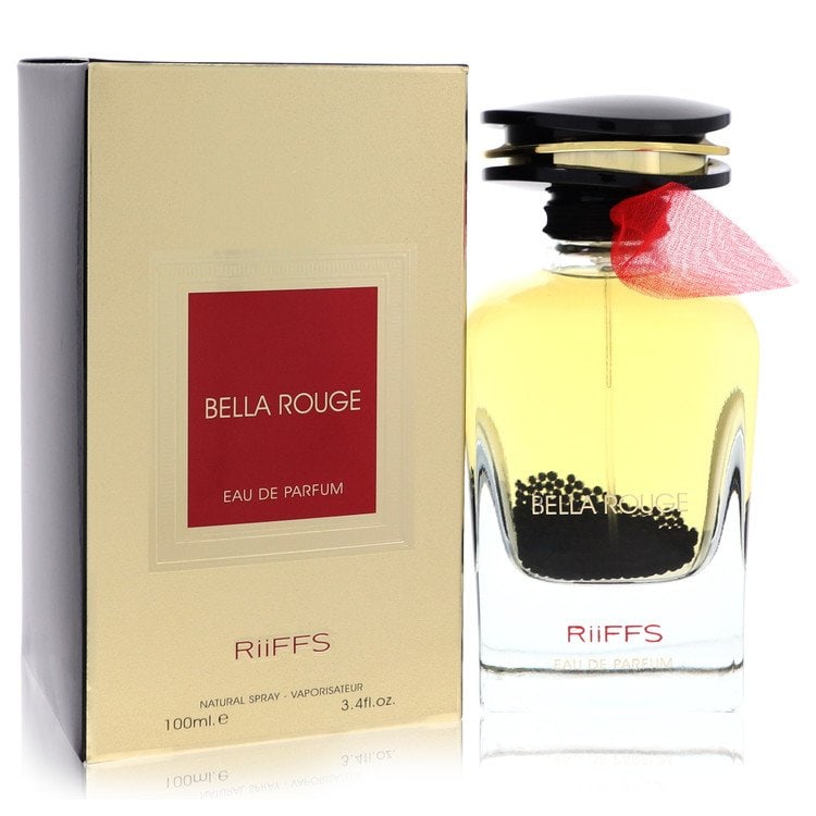 Riiffs Eau De Parfum Spray - Bella Rouge Perfume (Unisex): Riiffs Eau De Parfum Spray - Bella Rouge Perfume (Unisex) Experience the seductive charm of Bella Rouge, a unisex eau de parfum spray that combines rich florals with a hint of mystery. With its 3.4