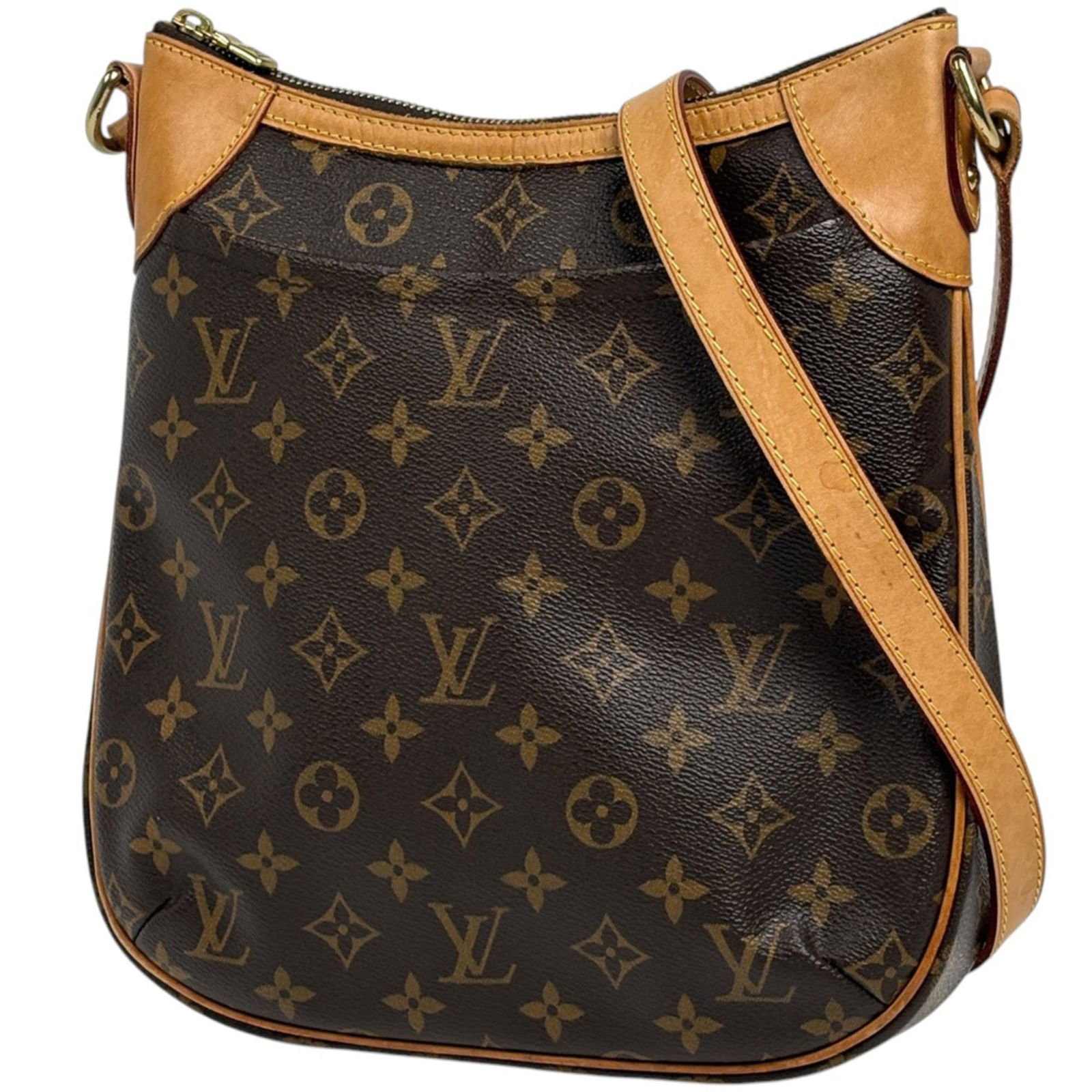Louis Vuitton Monogram Shoulder Bag: Louis Vuitton Monogram Shoulder Bag A timeless piece of luxury, this Louis Vuitton Monogram Shoulder Bag boasts the iconic brand's signature monogram pattern in rich brown hues. With its classic shoul