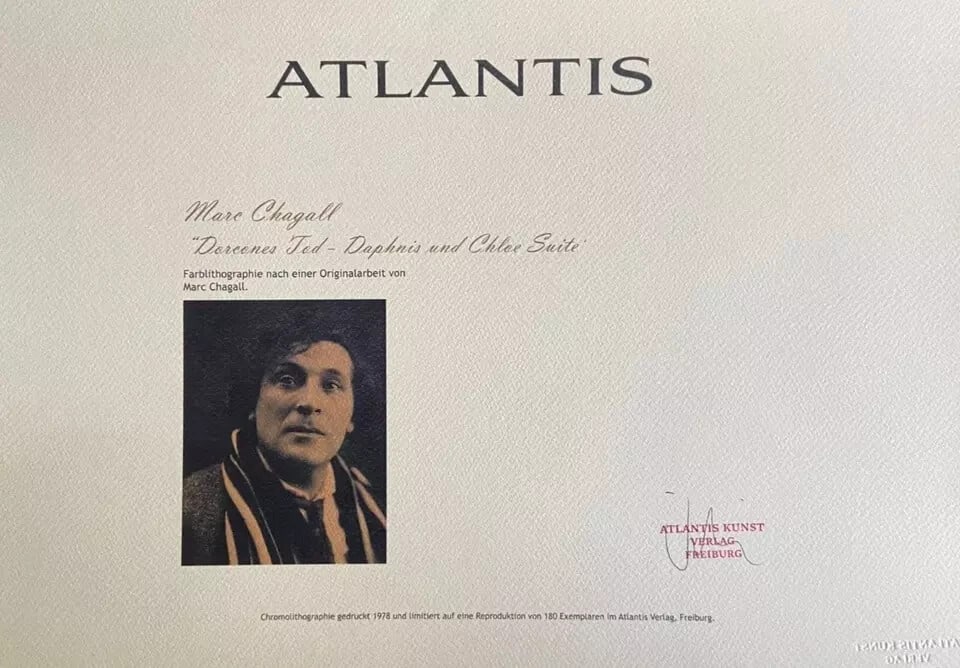 Marc Chagall Lithograph #numbered - 10