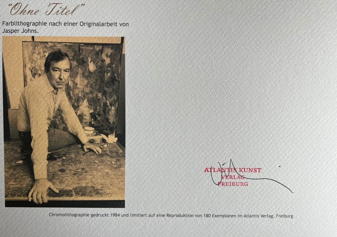 180 Jasper Johns Lithograph Op Numbered - 10