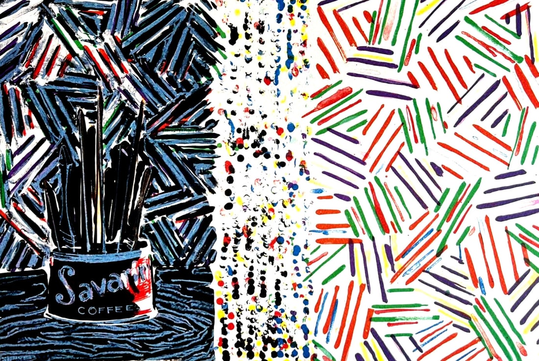 180 Jasper Johns Lithograph Op Numbered - 3