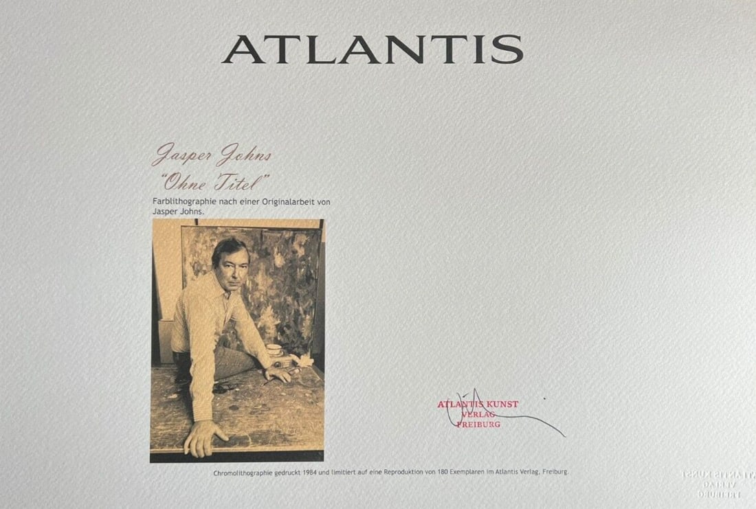 180 Jasper Johns Lithograph Op Numbered - 8