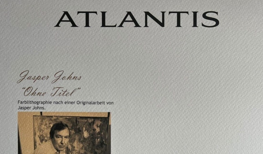 180 Jasper Johns Lithograph Op Numbered - 9